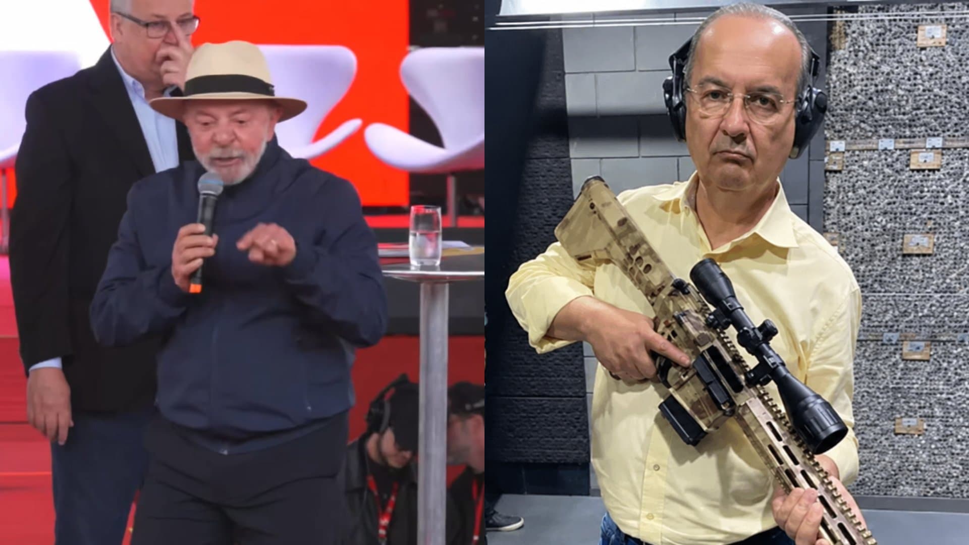 Lula provoca Jorginho por foto com metralhadora e diz: “Não era mais fácil ter aparecido com um livro?”