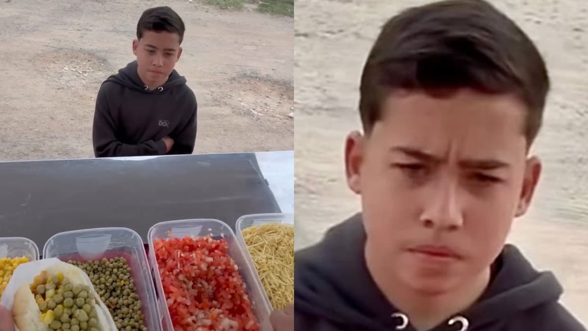 “O que eu não gosto é vinagrete”: menino pede hotdog em Laguna e reação viraliza