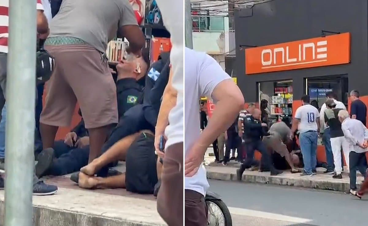 Morador de rua tenta roubar mulher e acerta cotovelada em guarda municipal durante prisão em Balneário Camboriú