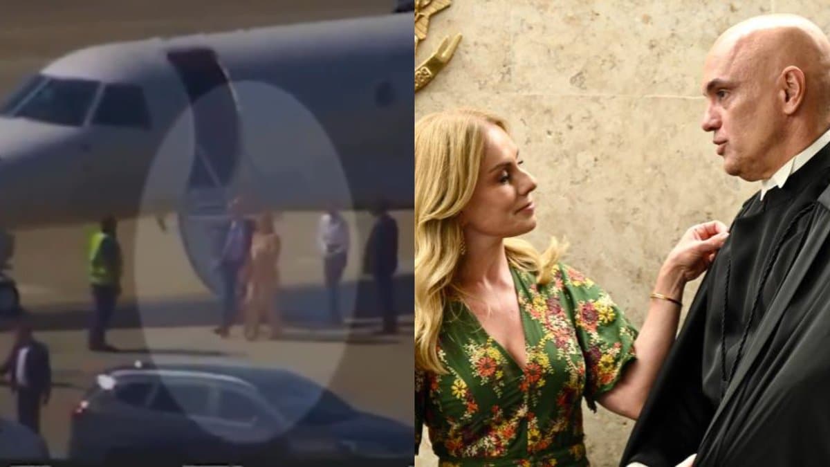 “Jamais viajei em avião de Vorcaro”, disse Moraes; vídeo mostra ministro e a esposa saindo de jatinho do banqueiro