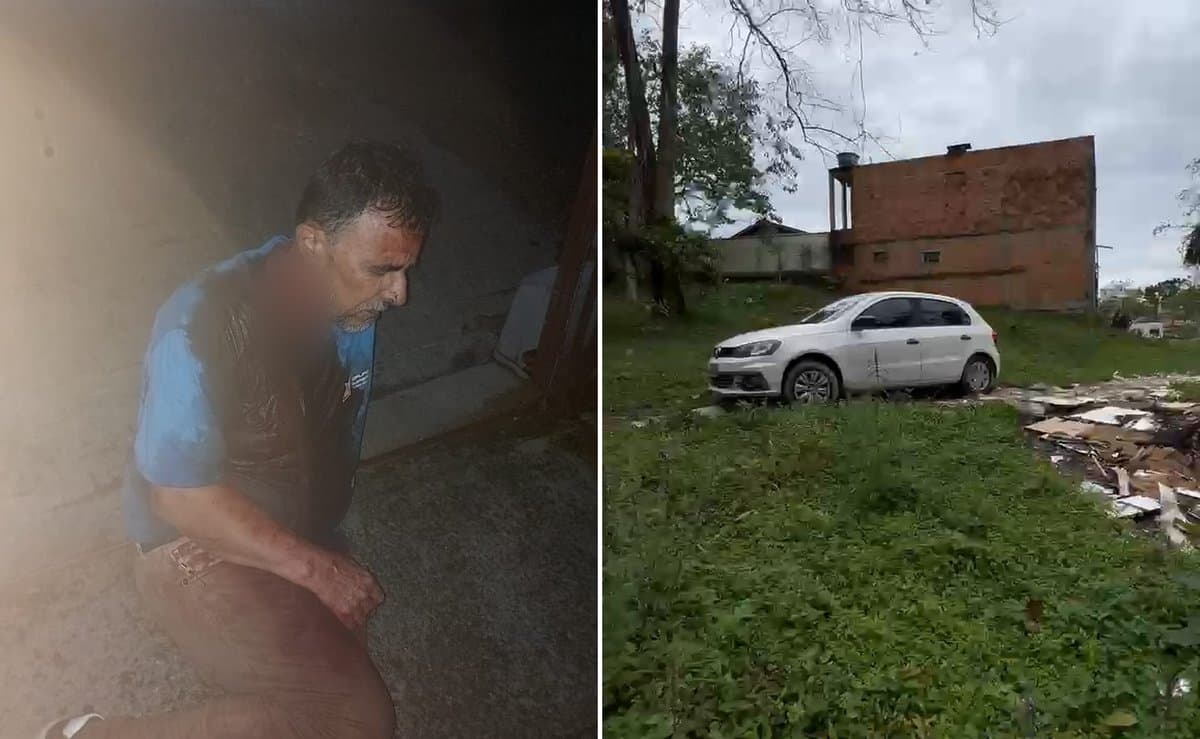 Motorista de aplicativo é esfaqueado e abandonado em matagal durante assalto em Biguaçu