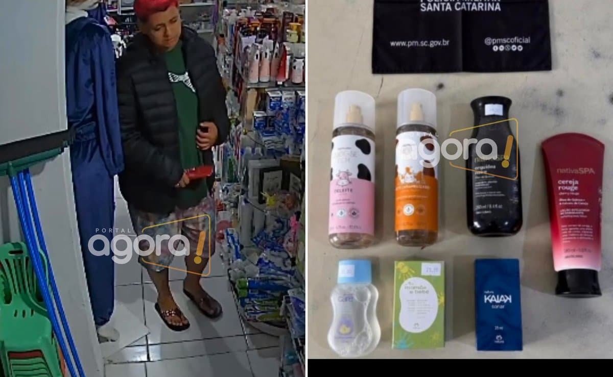 Duas mulheres são presas após furto de cosméticos e perfumes em loja de Balneário Arroio do Silva