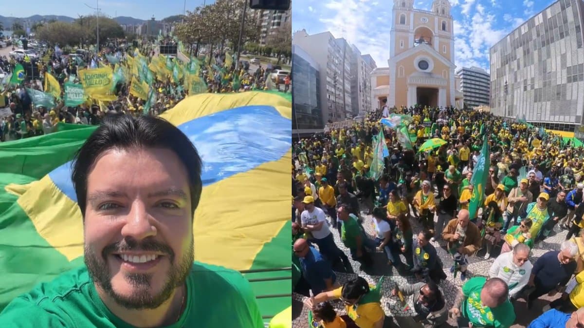 “Pega essa, Xandão!”: deputado de SC é chamado de “antidemocrático” após vídeo feito em Florianópolis