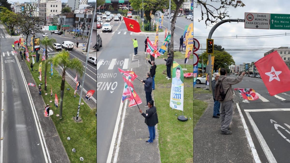 PT convoca apoiadores de Lula para mostrar força em Criciúma, mas público surpreende
