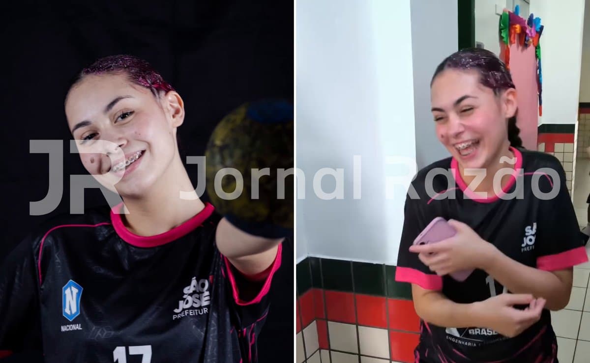 Time São José homenageia Beatriz Baldissera Peixoto, atleta de handebol que morreu aos 15 anos em Alfredo Wagner
