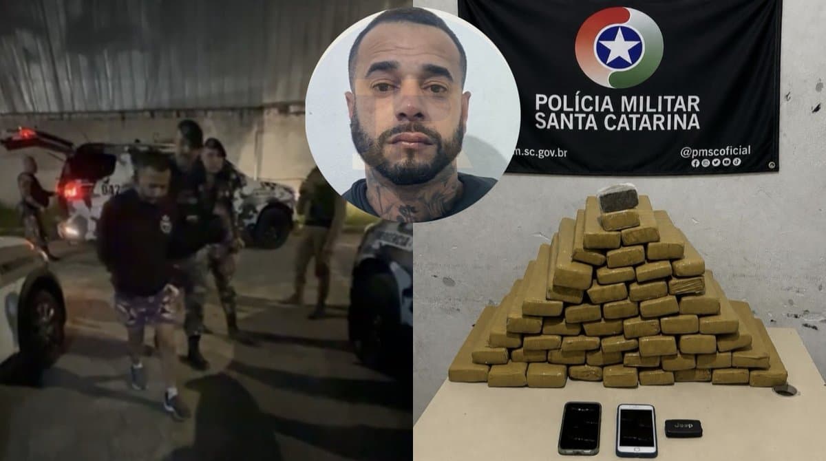 “Se quiser, leva alguma coisa aí”: traficante tenta subornar o CHOQUE e é preso com 42 kg de maconha em SC