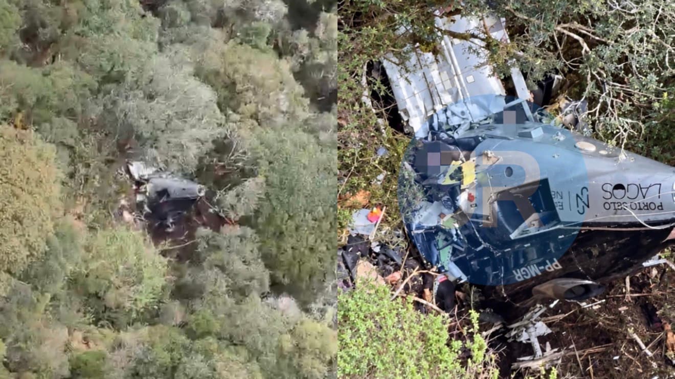 Cinco mortos: vídeos mostram local da queda de helicóptero na Serra Catarinense