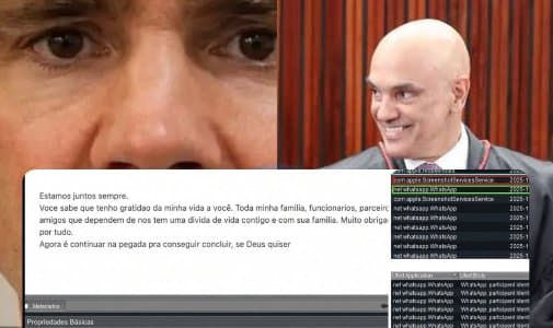 Três dias antes de ser preso, Vorcaro escreveu a Moraes: “estamos juntos sempre”