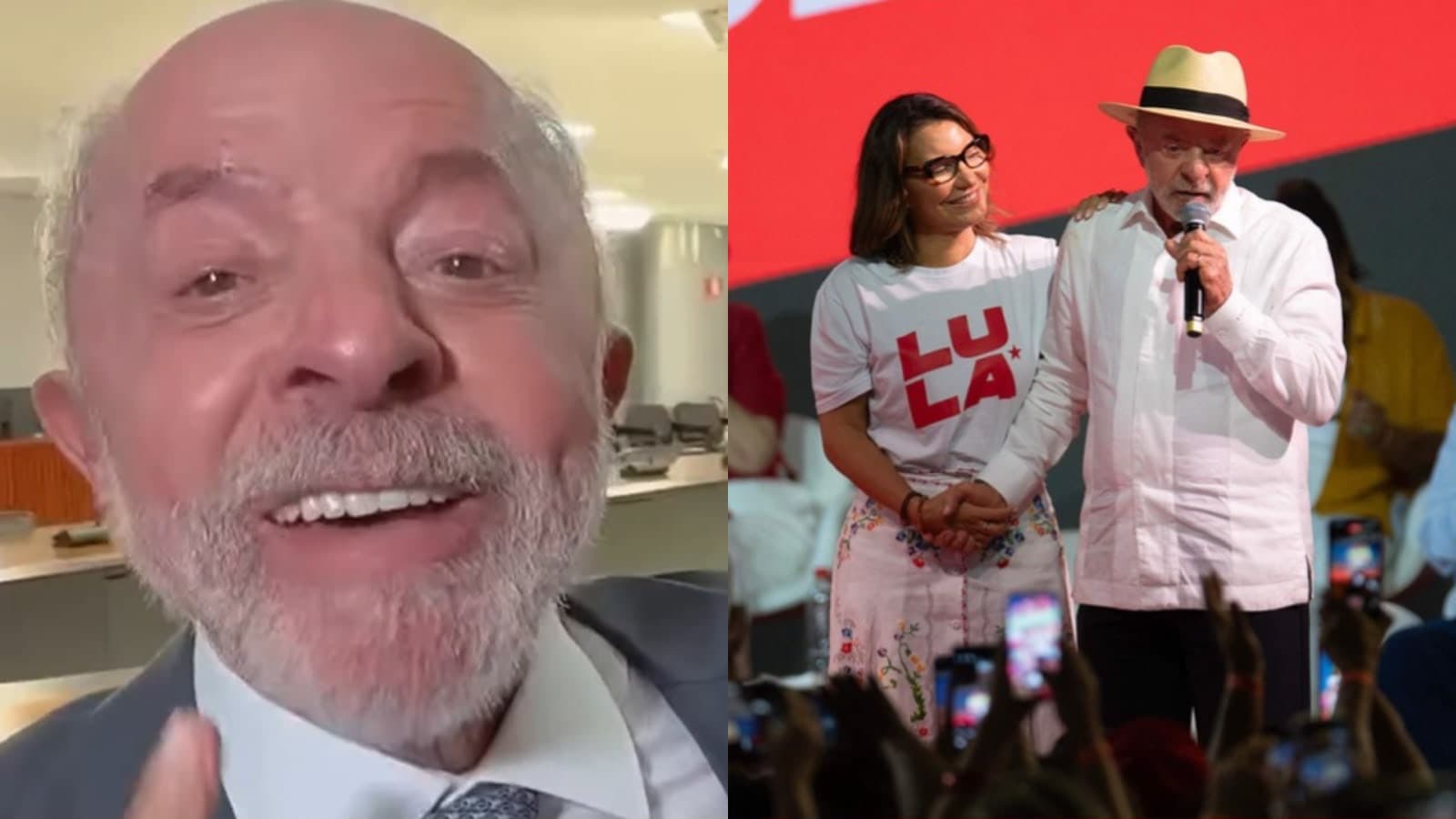 Com milhões em bens, Lula diz que vai pegar o celular da Janja emprestado para usar: “Eu não tenho dinheiro”
