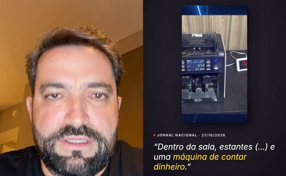 Advogado amigo de Flávio rebate JN sobre "sala secreta" e diz que a PF não achou "nem um real" no hangar