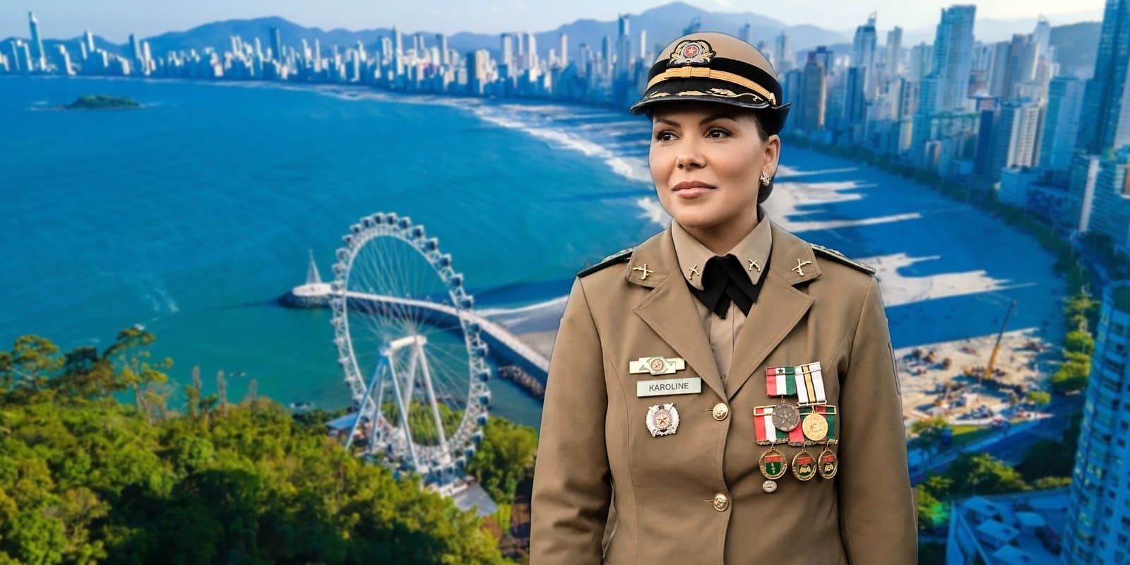 Histórico: Balneário Camboriú terá a primeira mulher comandando o batalhão da Polícia Militar