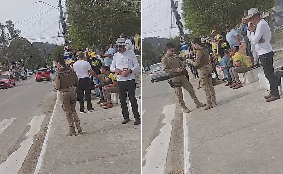 Bolsonarista é preso após arrancar adesivos da esquerda do peito das primas e fazer ofensas homofóbicas em SC