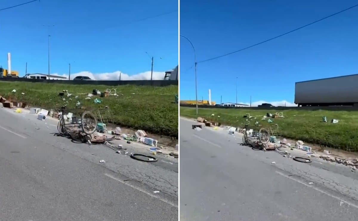 Catador de recicláveis de 72 anos morre atropelado na marginal da BR-101 em SC