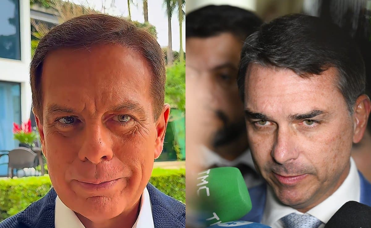 Ex-governador João Doria declara apoio a Flávio Bolsonaro e dispara: “Contra Lula e a favor do Brasil”