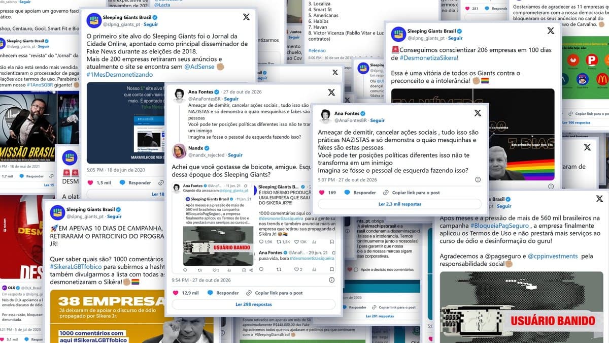 Quando a esquerda boicotava, era ‘grande dia’. Quando a direita boicota, é nazismo: esqueceram de 2021?