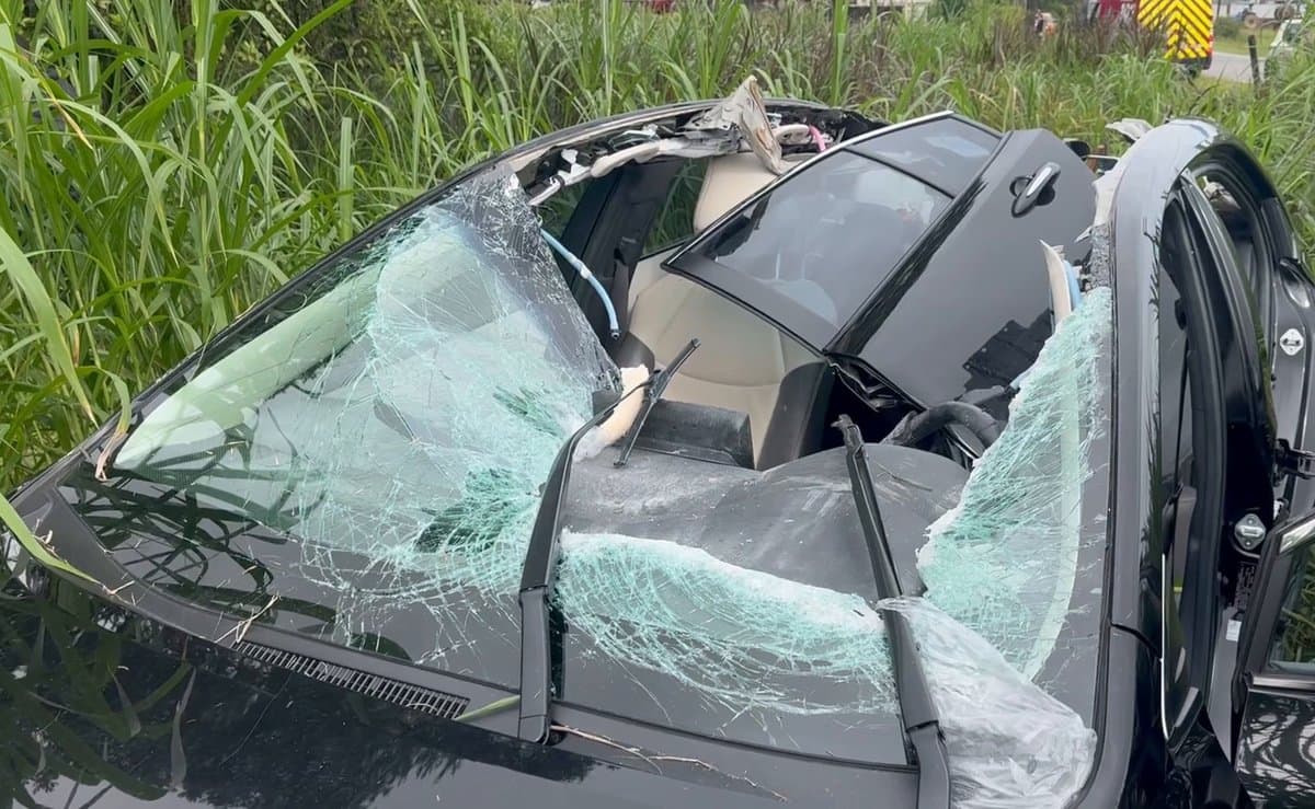 Família pede orações por empresária sedada na UTI após pedra de 50 kg cair de caminhão em Jaraguá do Sul
