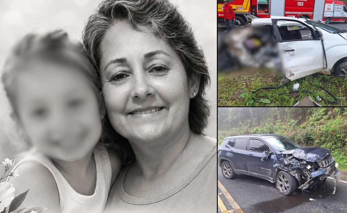 Filho desabafa após perder a mãe e a prima de 6 anos em acidente em Joinville: “Deus me levou tudo”