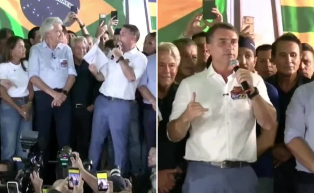 Flávio Bolsonaro recebe apoio de Caiado e promete “arregaçar com vagabundo” se for eleito