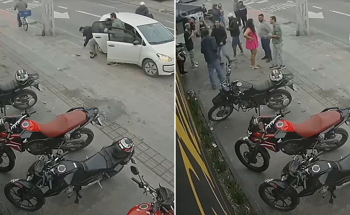 Funcionário do Komprão é baleado enquanto recolhia carrinhos durante ataque a tiros em Joinville