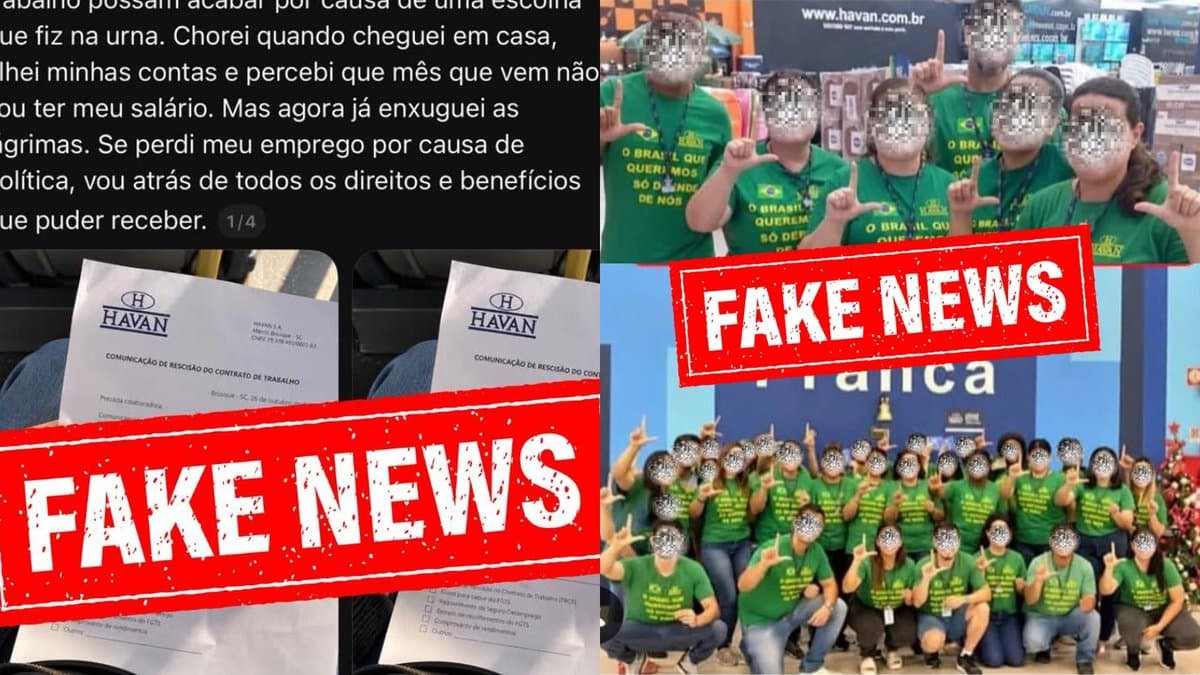 Funcionários da Havan fazendo o L e demissão por voto em Lula: Luciano Hang nega e diz que tudo foi criado com IA