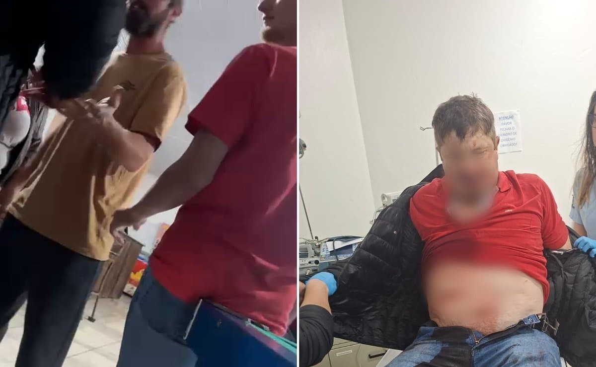‘Atirou no meu irmão’: homem é baleado na barriga após briga em bar no dia da eleição em SC