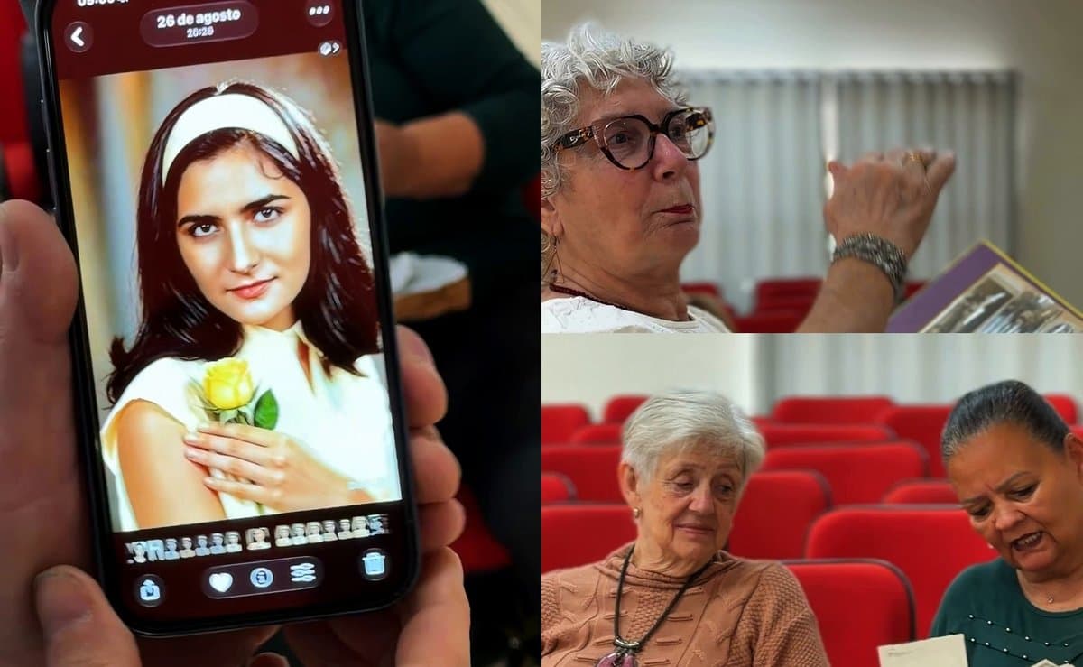 Idosos usam inteligência artificial para restaurar fotos antigas de família em SC