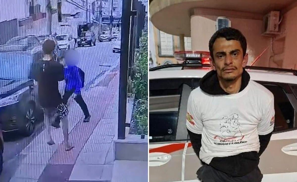 Ladrão da Bahia é detido com camiseta do Proerd após atacar criança em Florianópolis