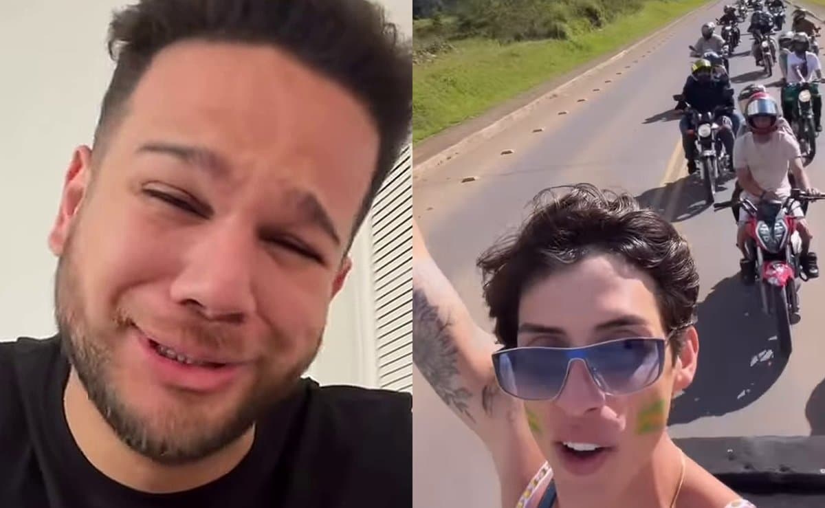 "Tô com muito medo": Max Bezerra chora pelo PT; em SC, gay de direita grita "Fora Lula" em carreata