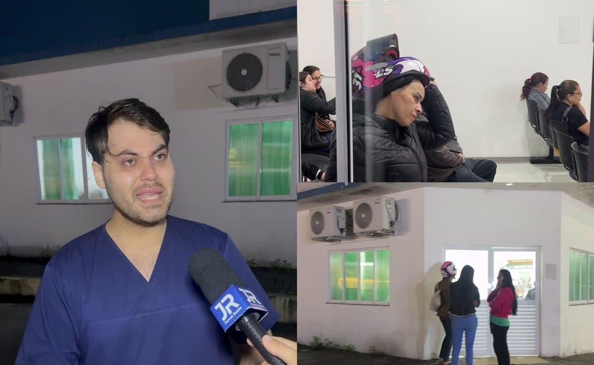 "Pai, eu levei o segundo calote": médico chora ao denunciar salário atrasado no hospital de Camboriú