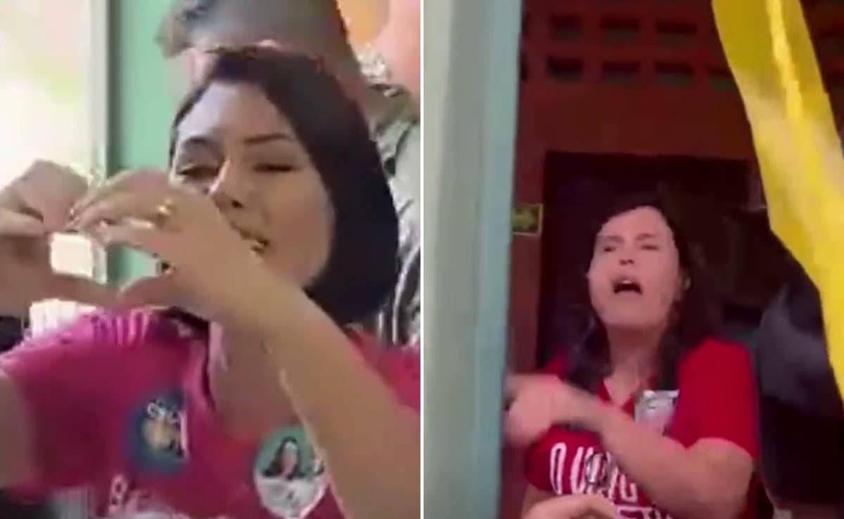 “O inferno te espera”: eleitora grita com Michelle Bolsonaro, que rebate: “Te amo em Cristo Jesus”