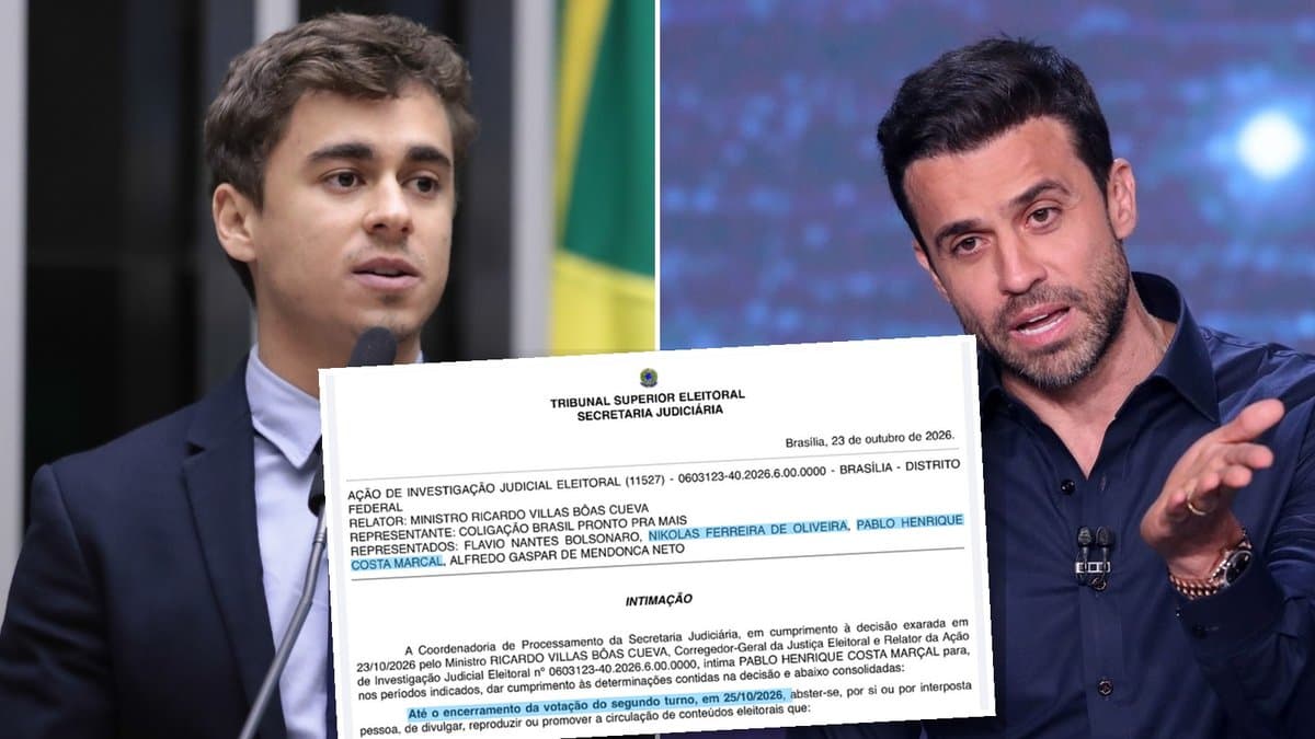 URGENTE: Ministro do TSE impõe restrições a Nikolas e Marçal até as eleições e ameaça suspender perfis nas redes