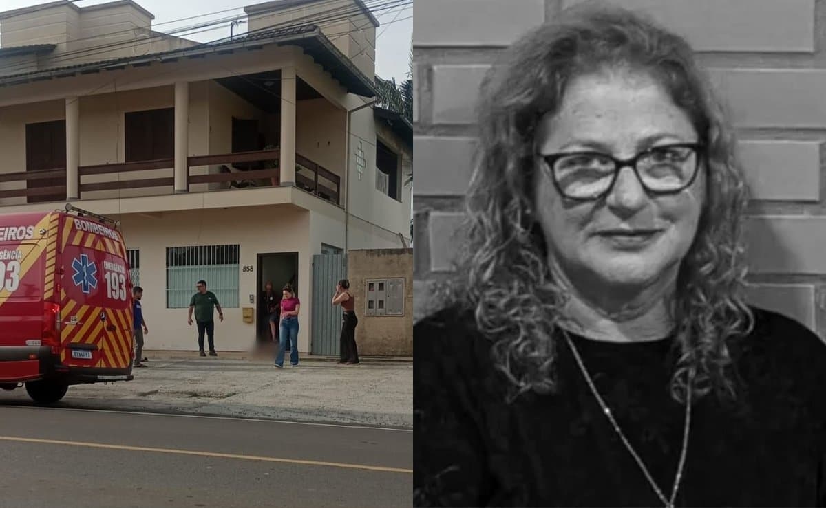 Morre mulher de 56 anos que segurava o neto bebê no colo quando o marido atirou na cabeça dela em SC