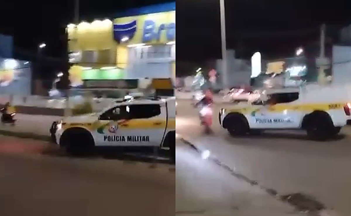 Motociclista que fugia da polícia pela contramão é interceptado pela PMSC na SC-403, em Florianópolis