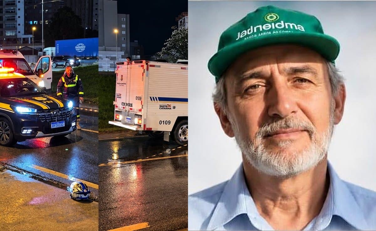 Motociclista que caiu embaixo de ônibus com estudantes em Itapema tinha 59 anos e será enterrado em Porto Belo