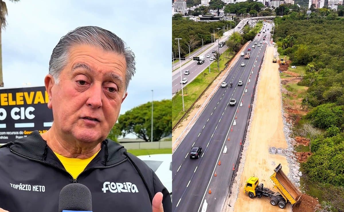 Obra na Avenida da Saudade vai acabar com alagamento de 20 anos em Florianópolis, diz prefeito