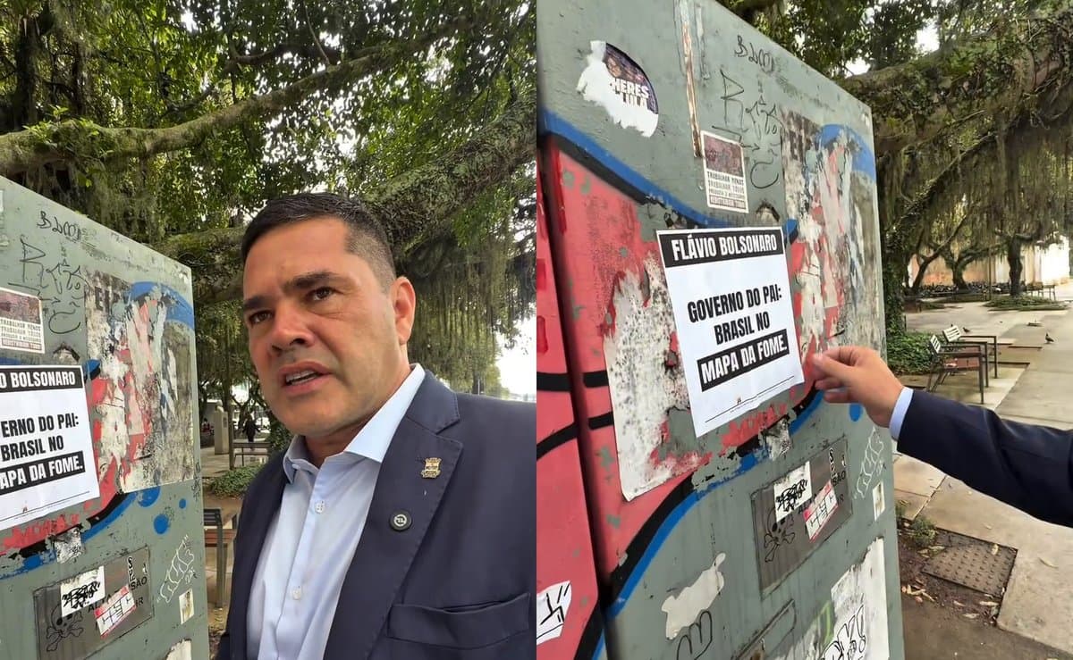‘Turma de vagabundos’: prefeito de Itajaí arranca cartazes do PT e manda moradores fazerem o mesmo
