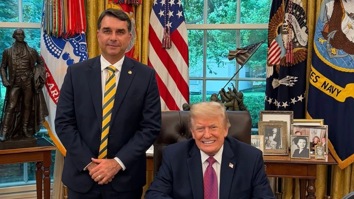 URGENTE: autoridade americana confirma que Flávio Bolsonaro está a caminho dos EUA com a família