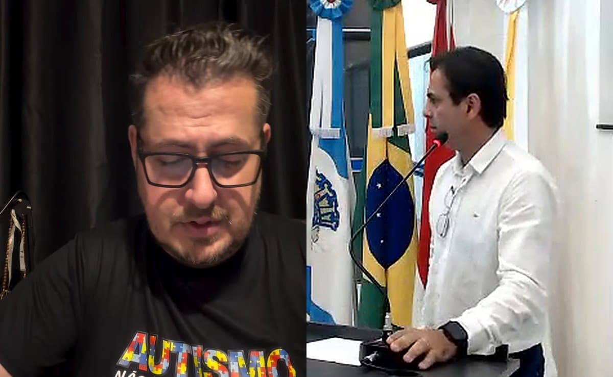 Imagens: Câmara de Vereadores de Barra Velha e redes sociais do vereador Basílio Silva: “Não precisa ser escondida”: pai de autista, vereador rebate proposta de escola só para alunos atípicos em SC