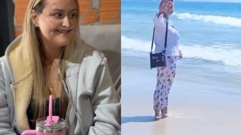 “Aproveitem a saúde de vocês”, pede Carolina Estevão, de Florianópolis, que vive com 32% dos pulmões e espera transplante
