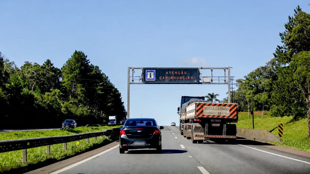 BR-101 e BR-376 terão bloqueios totais de duas horas para retirada de painéis