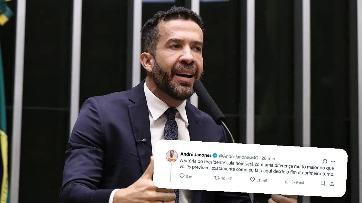 Apuração parada em 0,24% e Janones já garante a vitória de Lula por uma “diferença muito maior”