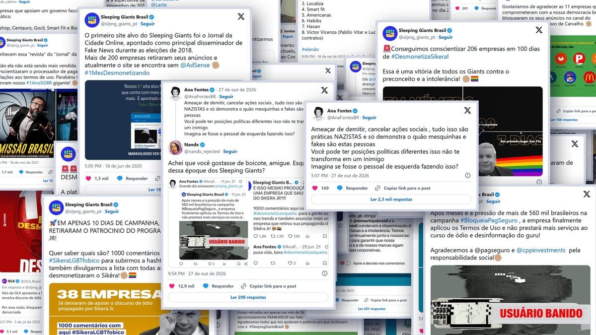 Quando a esquerda boicotava, era “grande dia”. Quando a direita boicota, é nazismo: esqueceram de 2021?
