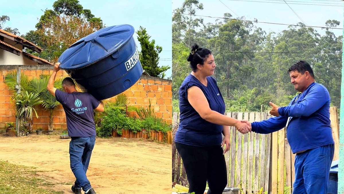 Famílias de baixa renda de Tijucas recebem caixa d”água de graça; veja quem tem direito e como pedir - Foto