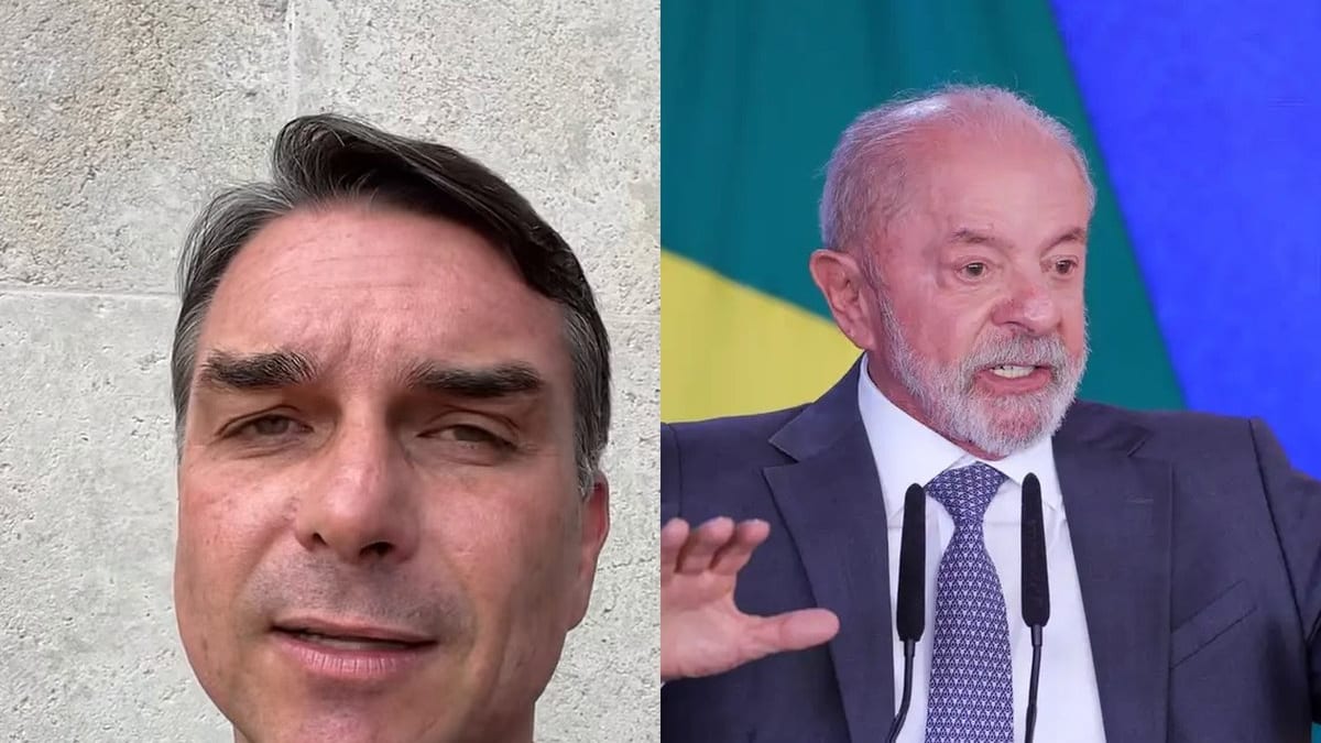 “Não fui eu que perdi, foi o sistema que ganhou”, dispara Flávio Bolsonaro e pede a cassação de Lula - Foto