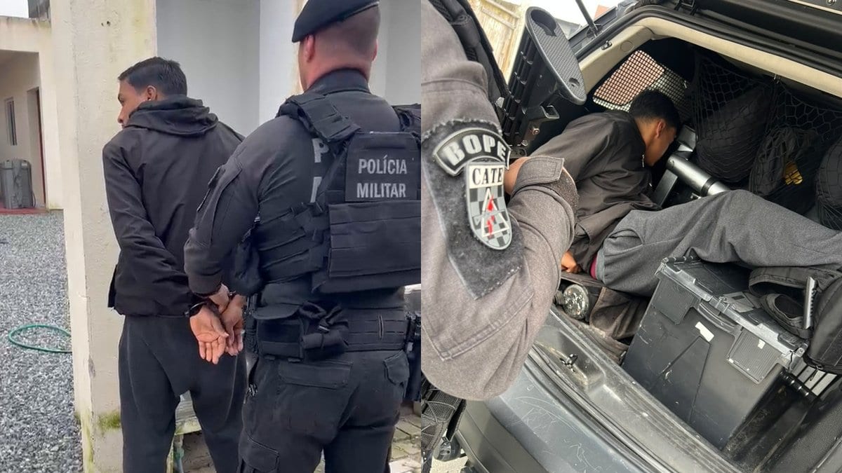 Criminoso do Acre que assaltou pai de policial do BOPE não reage à PMSC e é preso em Itapema