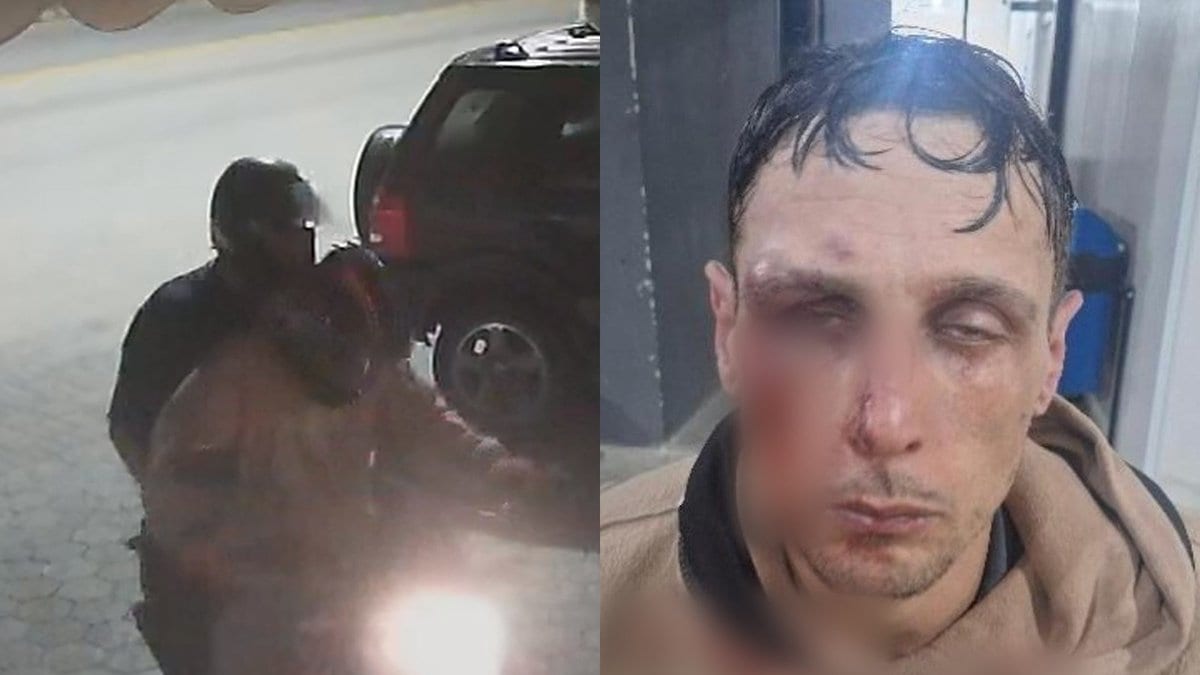 Ladrão deixa arma falsa cair e ganha “massagem” da vítima em Gaspar: “todo quebrado” - Foto