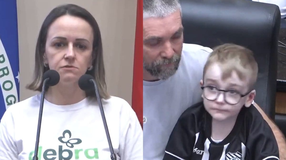 Mãe de menino com ferida aberta em 90% das costas denuncia na Alesc que juiz nega curativos do dia pra noite