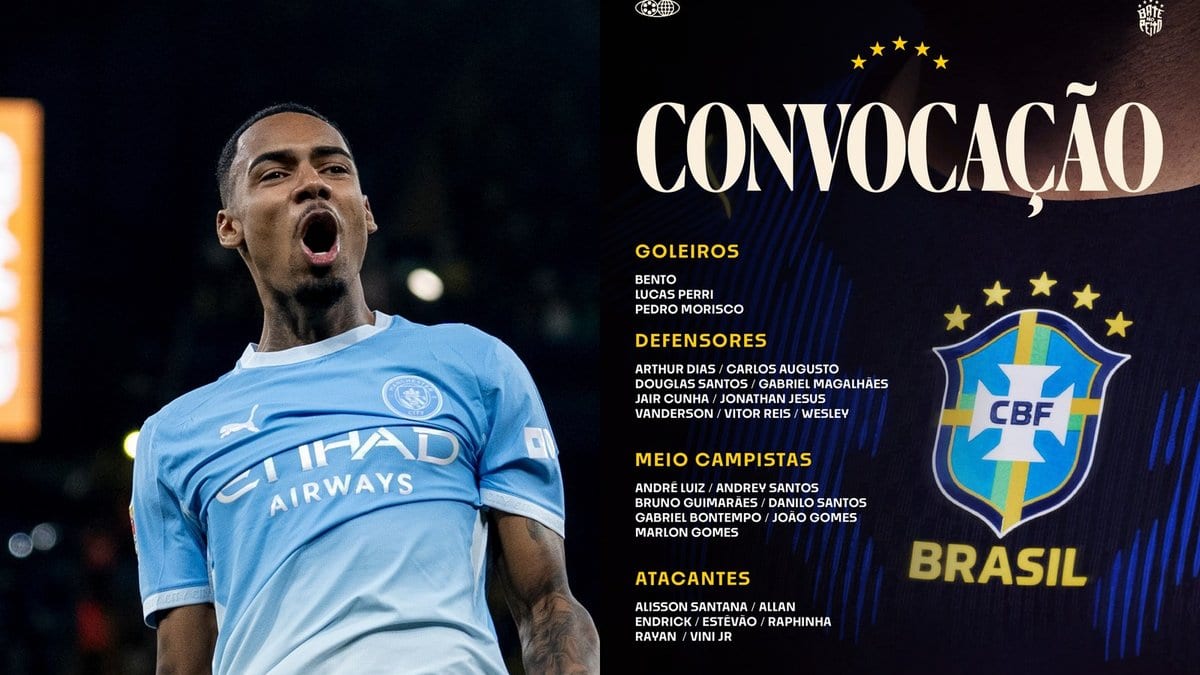 De Floripa para o mundo: manezinho revelado pelo Figueirense é convocado pela 1ª vez para a Seleção Brasileira