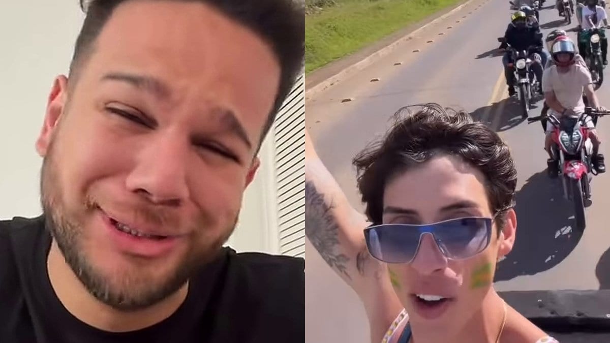 “Tô com muito medo”: Max Bezerra chora pelo PT; em SC, gay de direita grita “Fora Lula” em carreata