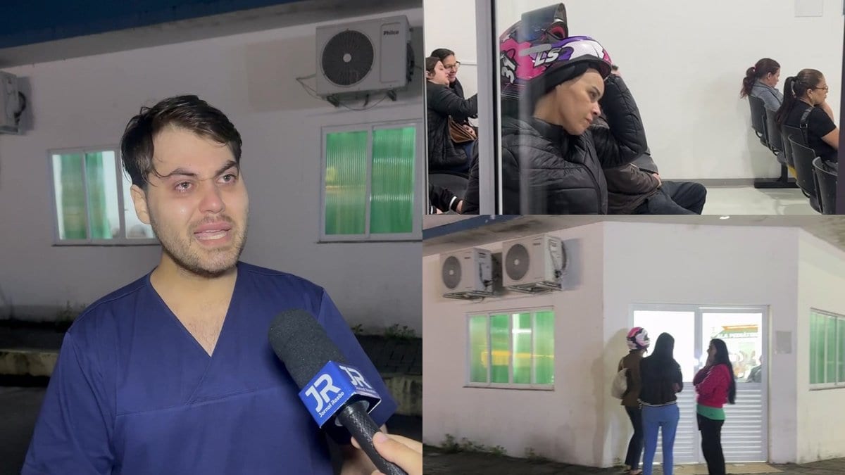 “Pai, eu levei o segundo calote”: médico chora ao denunciar salário atrasado no hospital de Camboriú - Foto